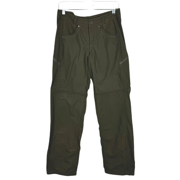 Kuhl Liberator Convertible Lightweight Hiking Outdoor Pants Olive Green Size 4 - Picture 2 of 13